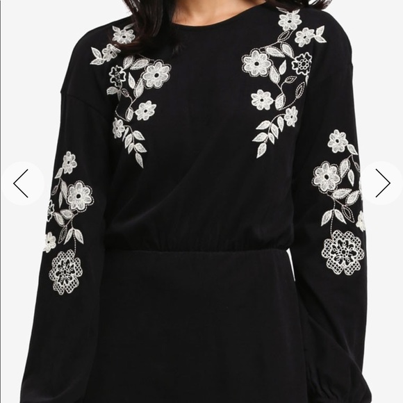 🌸NWT TOPSHOP SUPER SOFT EMBROIDERED BOHO DRESS! - Picture 6 of 8
